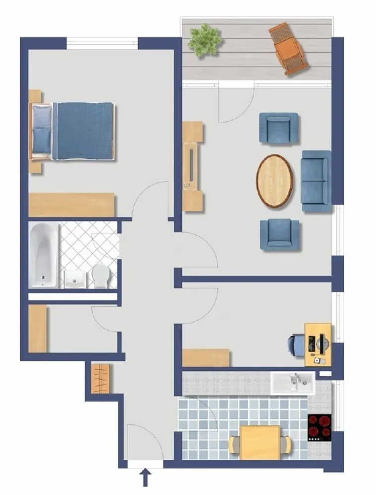 3 Zimmer Wohnung mit 77 m² in Offenburg – Bild 8
