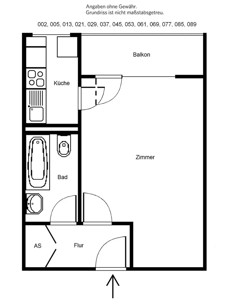 2 Zimmer Wohnung mit 36 m² in Frankfurt am Main – Bild 6