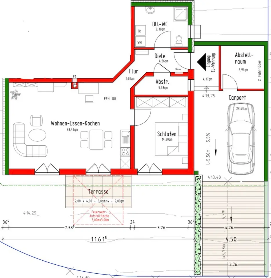 3 Zimmer Wohnung mit 100 m² in Schwäbisch Gmünd – Bild 7