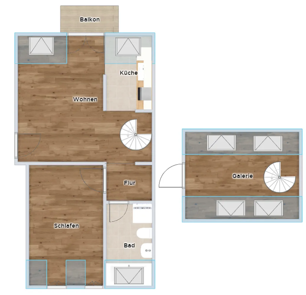 2 Zimmer Wohnung mit 72 m² in Chemnitz – Bild 4