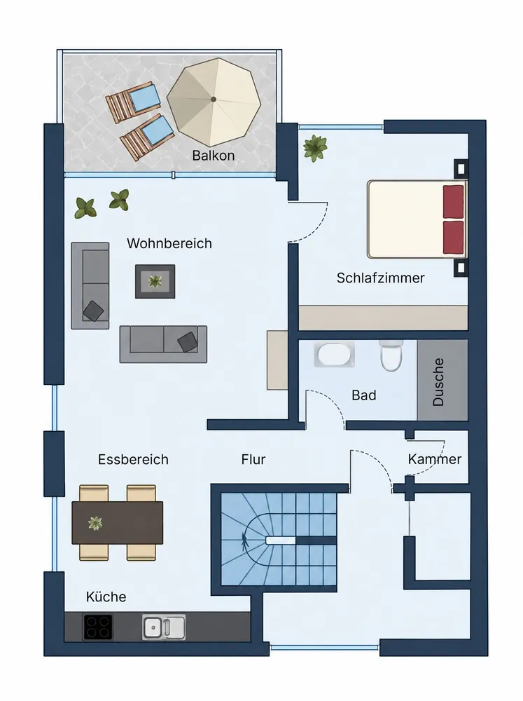 2 Zimmer Wohnung mit 74 m² in Bocholt – Bild 5