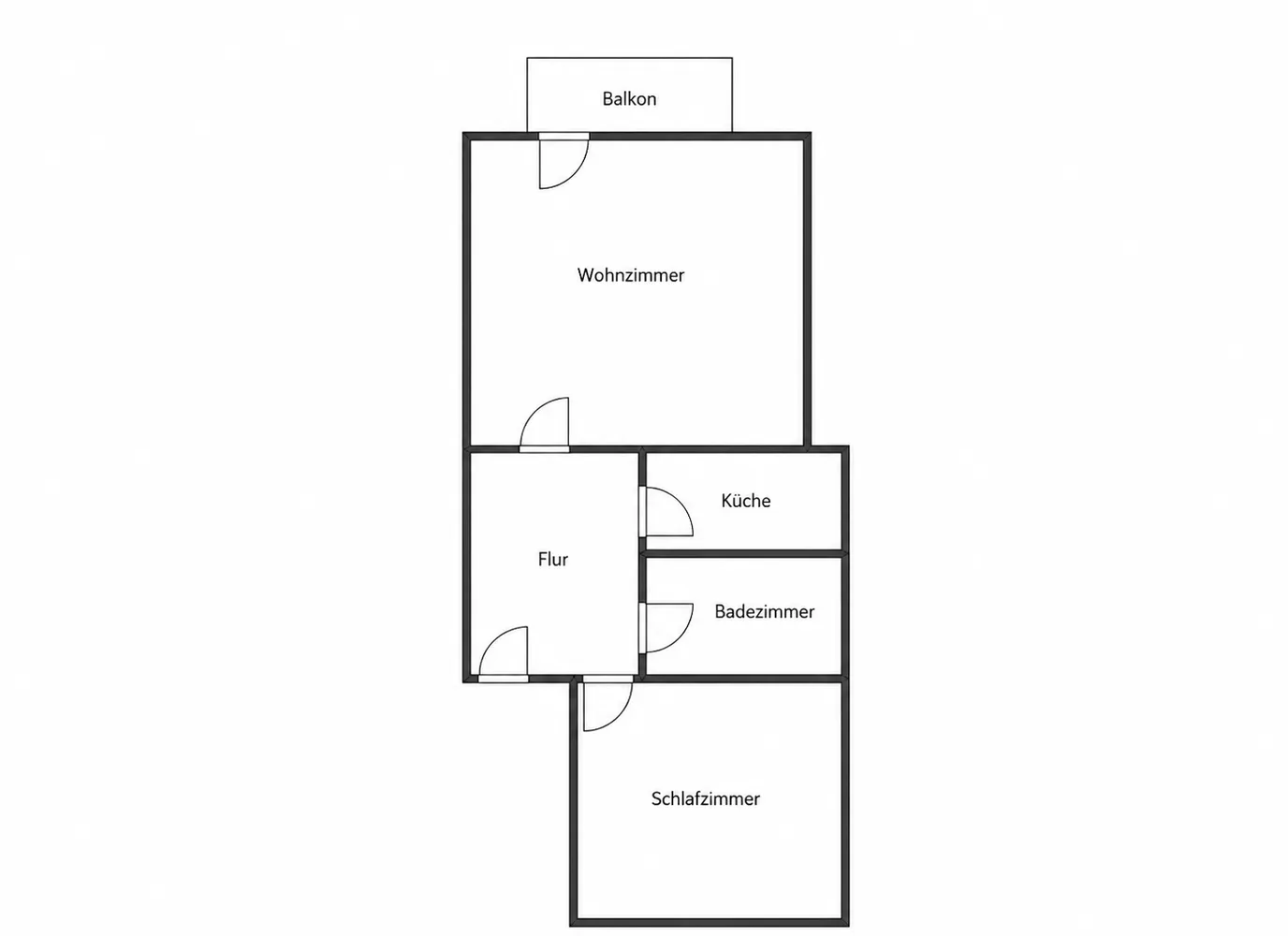 2 Zimmer Wohnung mit 45 m² in Duisburg – Bild 2