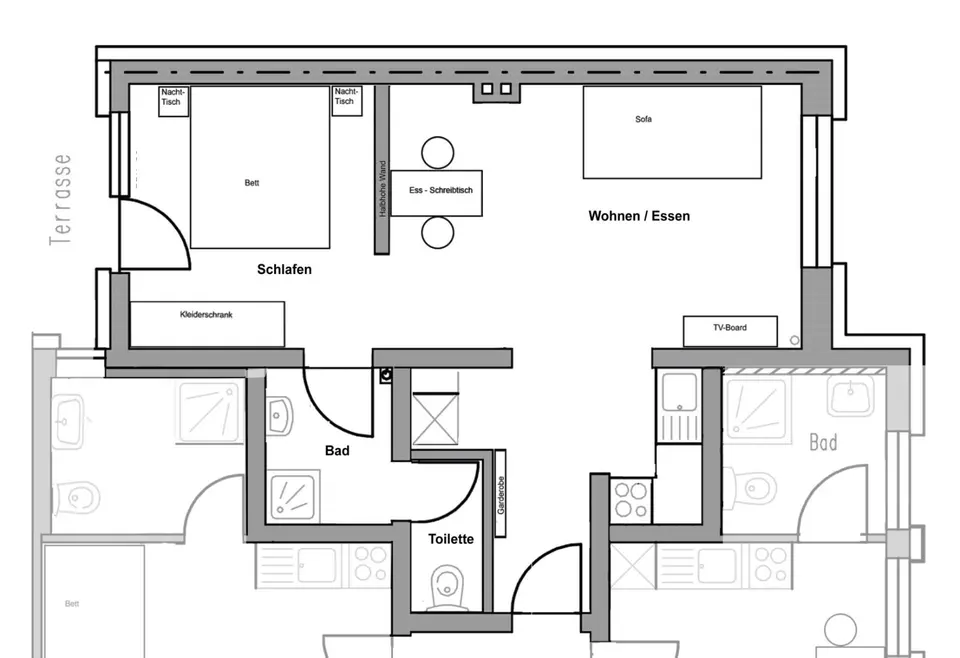 WG-Zimmer mit 46 m² in Dortmund – Bild 9