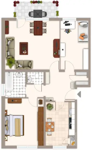 3 Zimmer Wohnung mit 75 m² in Mönchengladbach – Bild 2