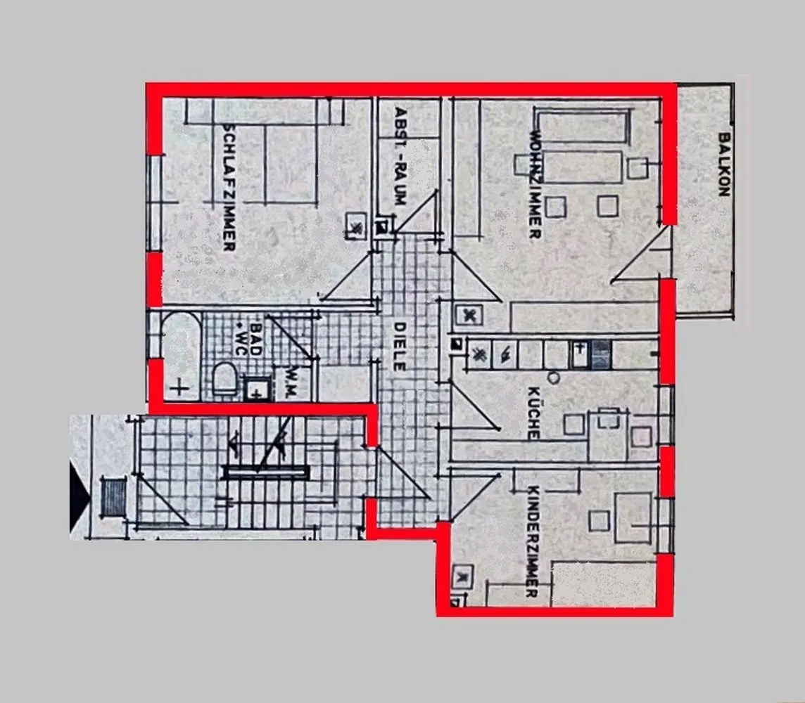 3 Zimmer Wohnung mit 72 m² in Augsburg – Bild 4