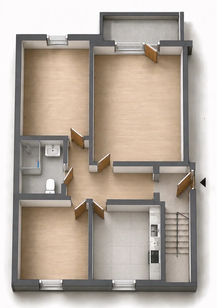 1 Zimmer Wohnung mit 25 m² in Karlsruhe – Bild 12