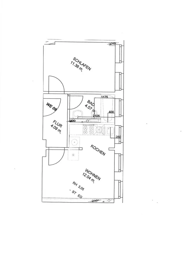 2 Zimmer Wohnung mit 35 m² in Magdeburg – Bild 4
