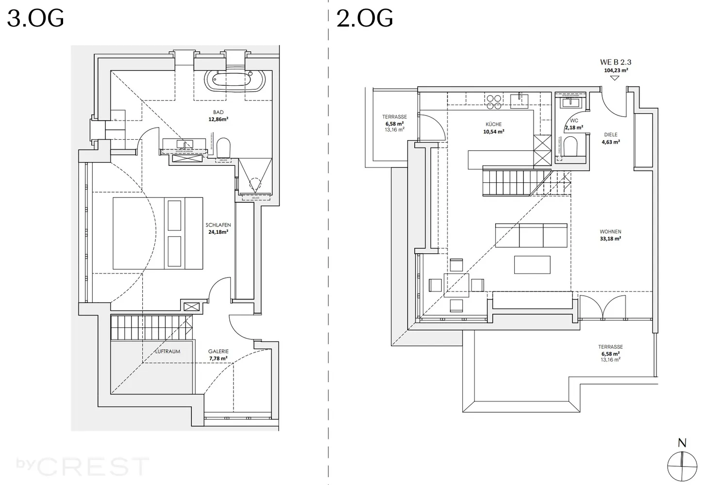 2 room apartment with 104 m² in Berlin – Photo 8