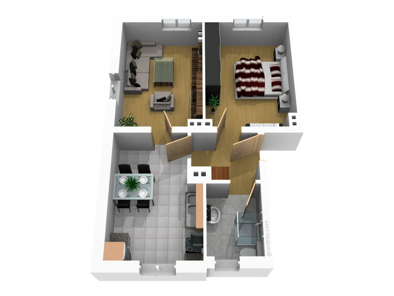 2 Zimmer Wohnung mit 49 m² in Magdeburg – Bild 2