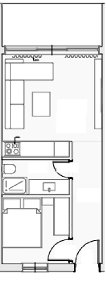 2 Zimmer Wohnung mit 37 m² in Duisburg – Bild 3