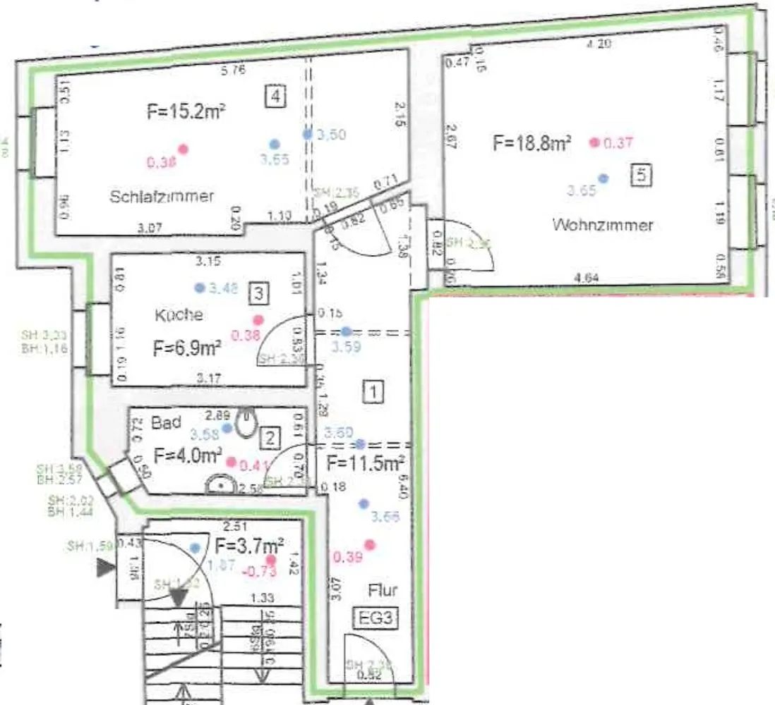2 Zimmer Wohnung mit 56 m² in Halle (Saale) – Bild 12