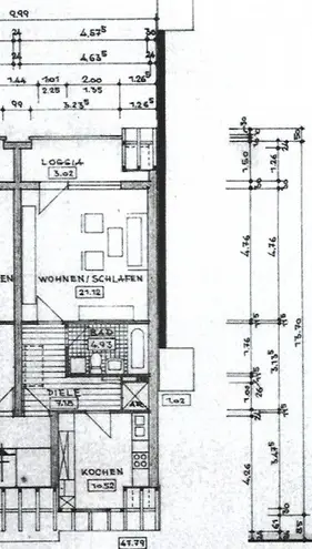 1 Zimmer Wohnung mit 48 m² in Köln – Bild 4