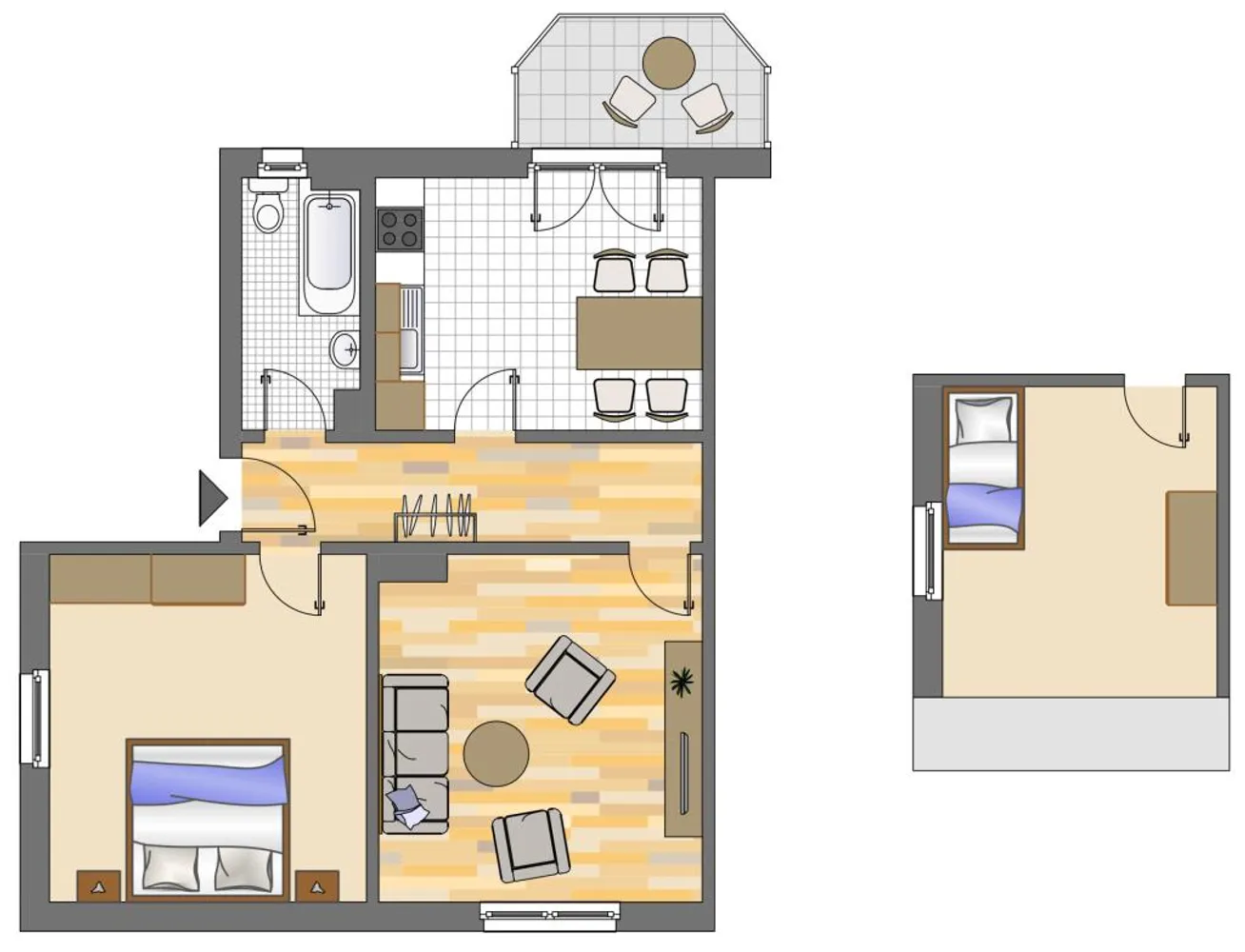 2 Zimmer Wohnung mit 62 m² in Dortmund – Bild 2