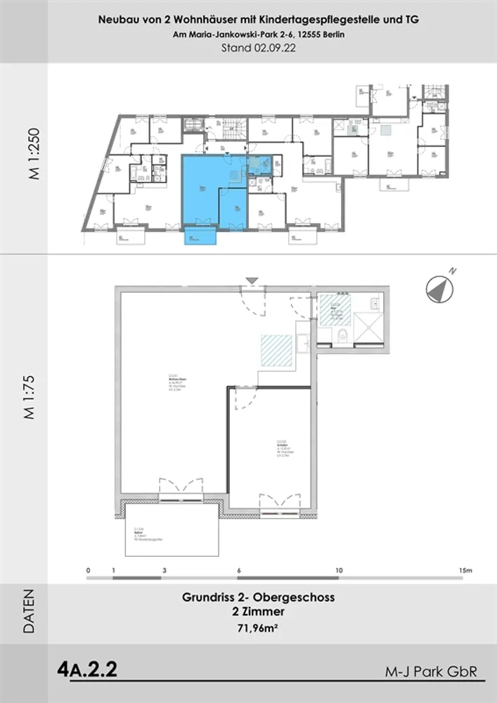 2 Zimmer Wohnung mit 72 m² in Berlin – Bild 6