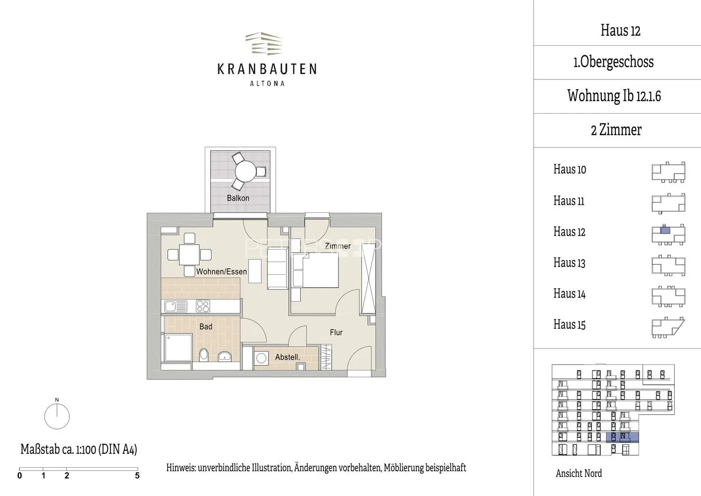 2 Zimmer Wohnung mit 56 m² in Hamburg – Bild 8