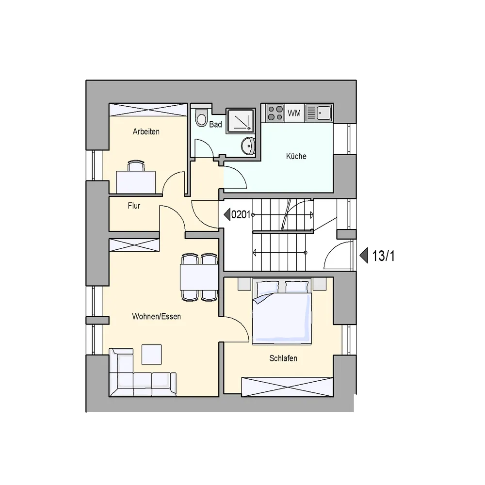 3 Zimmer Wohnung mit 52 m² in Stuttgart – Bild 5