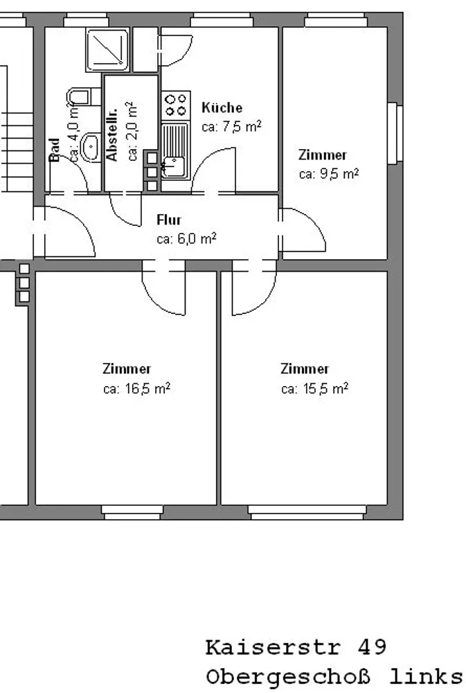 3 Zimmer Wohnung mit 64 m² in Braunschweig – Bild 2