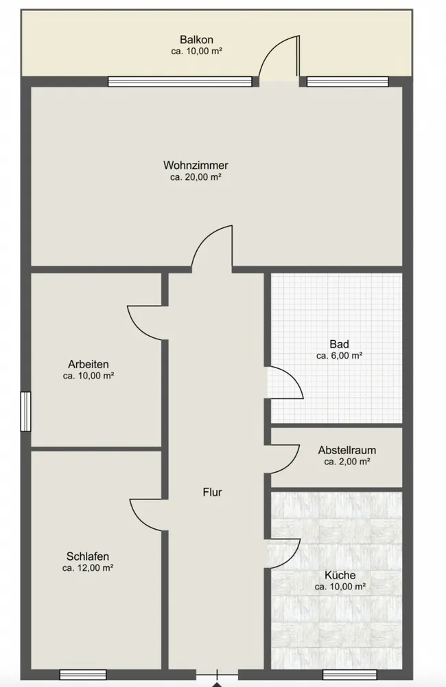 4 Zimmer Wohnung mit 75 m² in Mülheim an der Ruhr – Bild 4