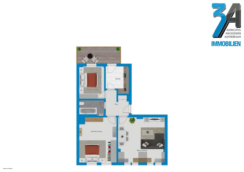 3 Zimmer Wohnung mit 73 m² in Zeitz – Bild 9