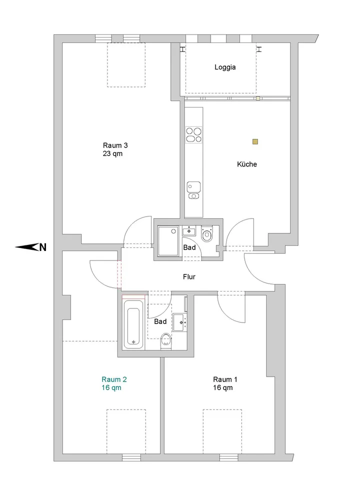 Shared room with 16 m² in Berlin – Photo 7