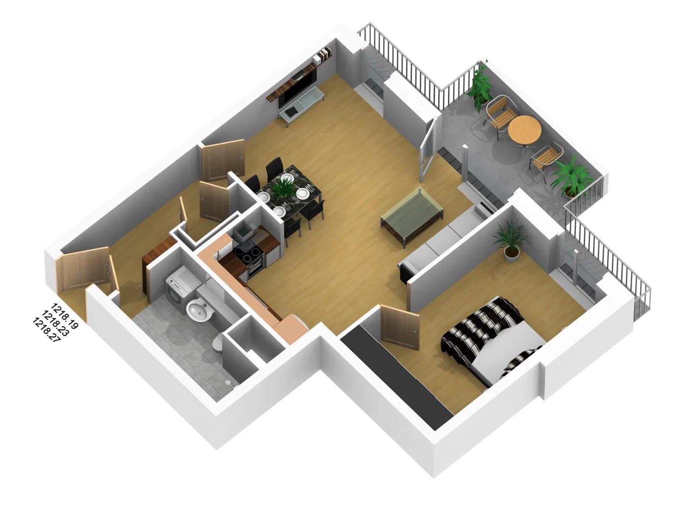 2 Zimmer Wohnung mit 61 m² in Norderstedt – Bild 3