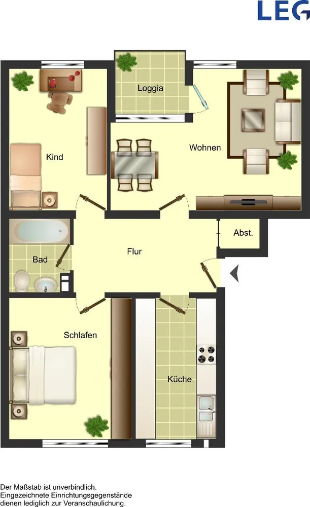 3 Zimmer Wohnung mit 70 m² in Duisburg – Bild 9