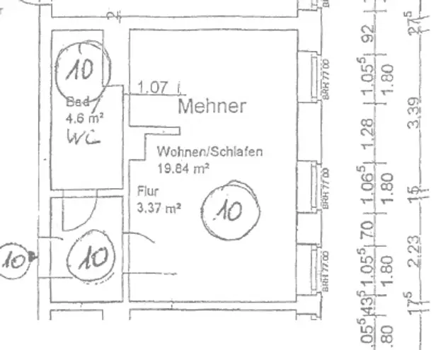 1 Zimmer Wohnung mit 28 m² in Chemnitz – Bild 1