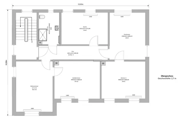 4 Zimmer Wohnung mit 100 m² in Halle (Saale) – Bild 2