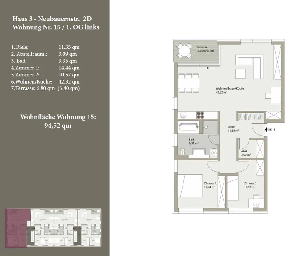 3 Zimmer Wohnung mit 95 m² in Königs Wusterhausen – Bild 10