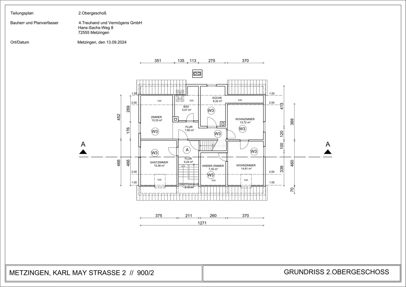 5 Zimmer Wohnung mit 105 m² in Metzingen – Bild 9