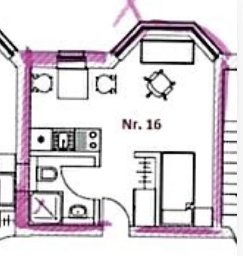 1 Zimmer Wohnung mit 23 m² in Dortmund – Bild 5