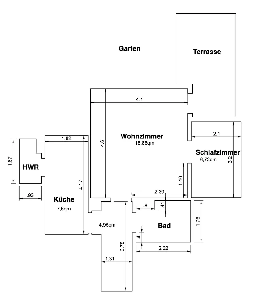2 Zimmer Wohnung mit 46 m² in Hamburg – Bild 3