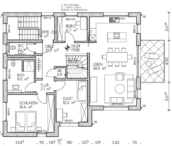 8 Zimmer Wohnung mit 159 m² in Essen – Bild 5