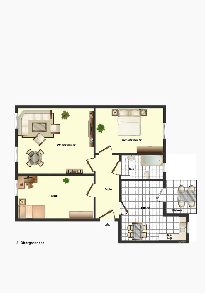 3 Zimmer Wohnung mit 68 m² in Leipzig – Bild 6