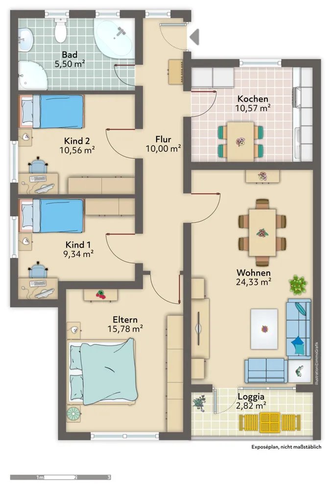 4 Zimmer Wohnung mit 93 m² in Bremerhaven – Bild 4