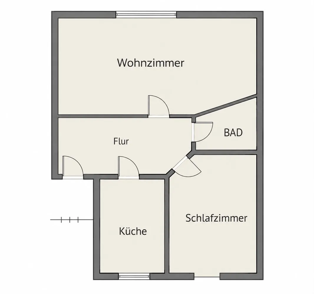 2 Zimmer Wohnung mit 55 m² in Kiel – Bild 3