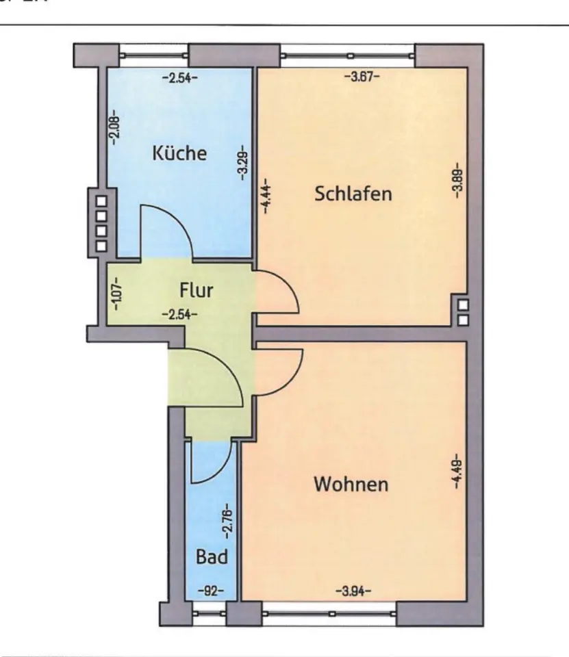 2 Zimmer Wohnung mit 54 m² in Rostock – Bild 8