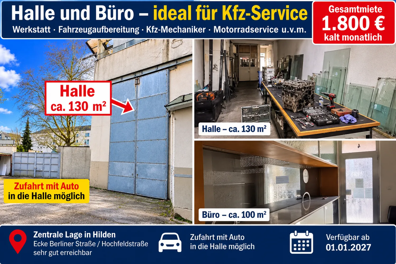 4 Zimmer Wohnung mit 100 m² in Hilden – Bild 3