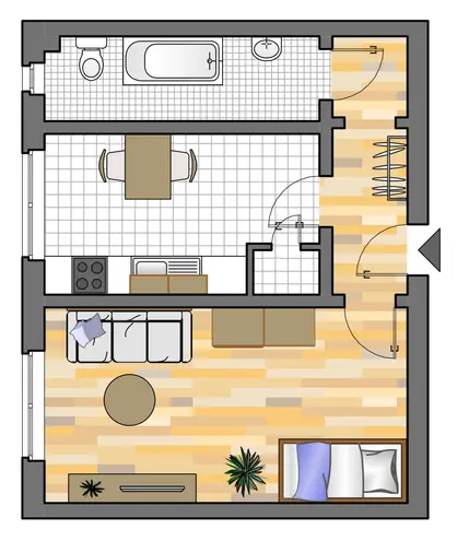 1 Zimmer Wohnung mit 40 m² in Gelsenkirchen – Bild 5