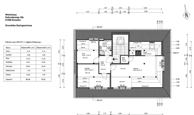3 Zimmer Wohnung mit 76 m² in Dresden – Bild 7
