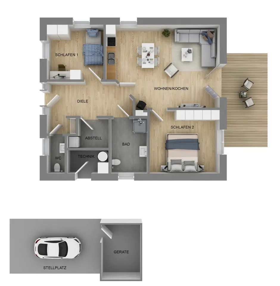 3 Zimmer Haus mit 90 m² in Meppen – Bild 5