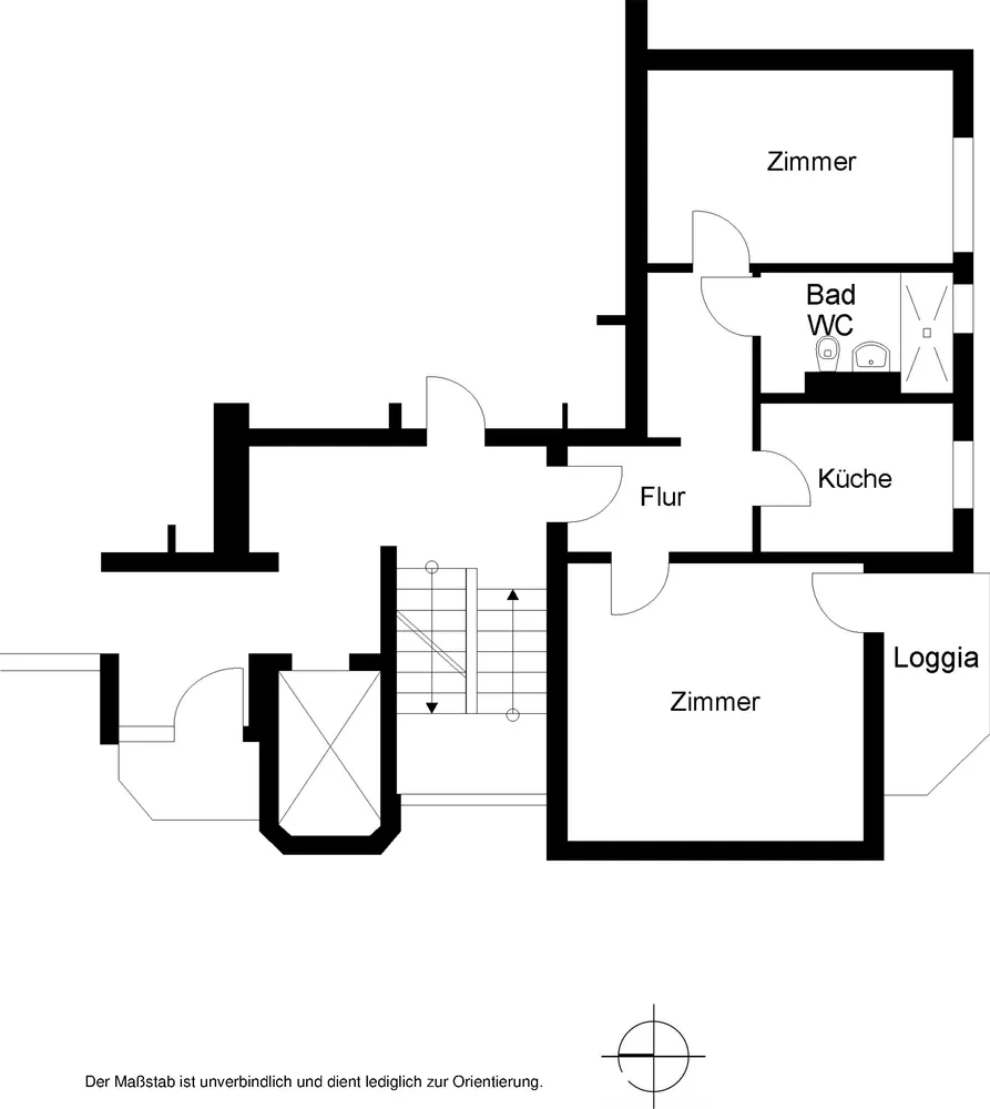 2 Zimmer Wohnung mit 60 m² in Bielefeld – Bild 2