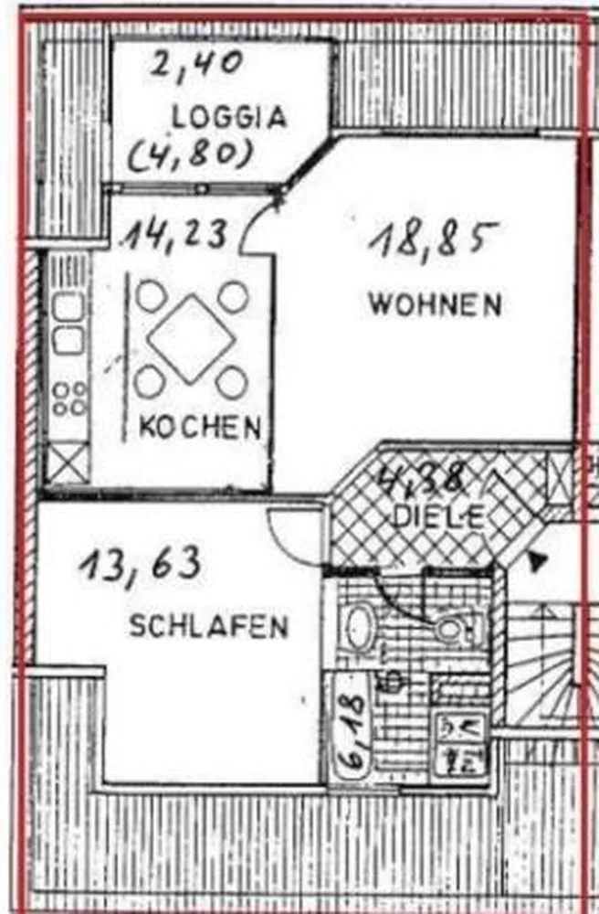 2 Zimmer Wohnung mit 58 m² in Essen – Bild 10