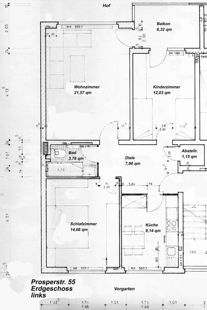 4 Zimmer Wohnung mit 72 m² in Essen – Bild 1