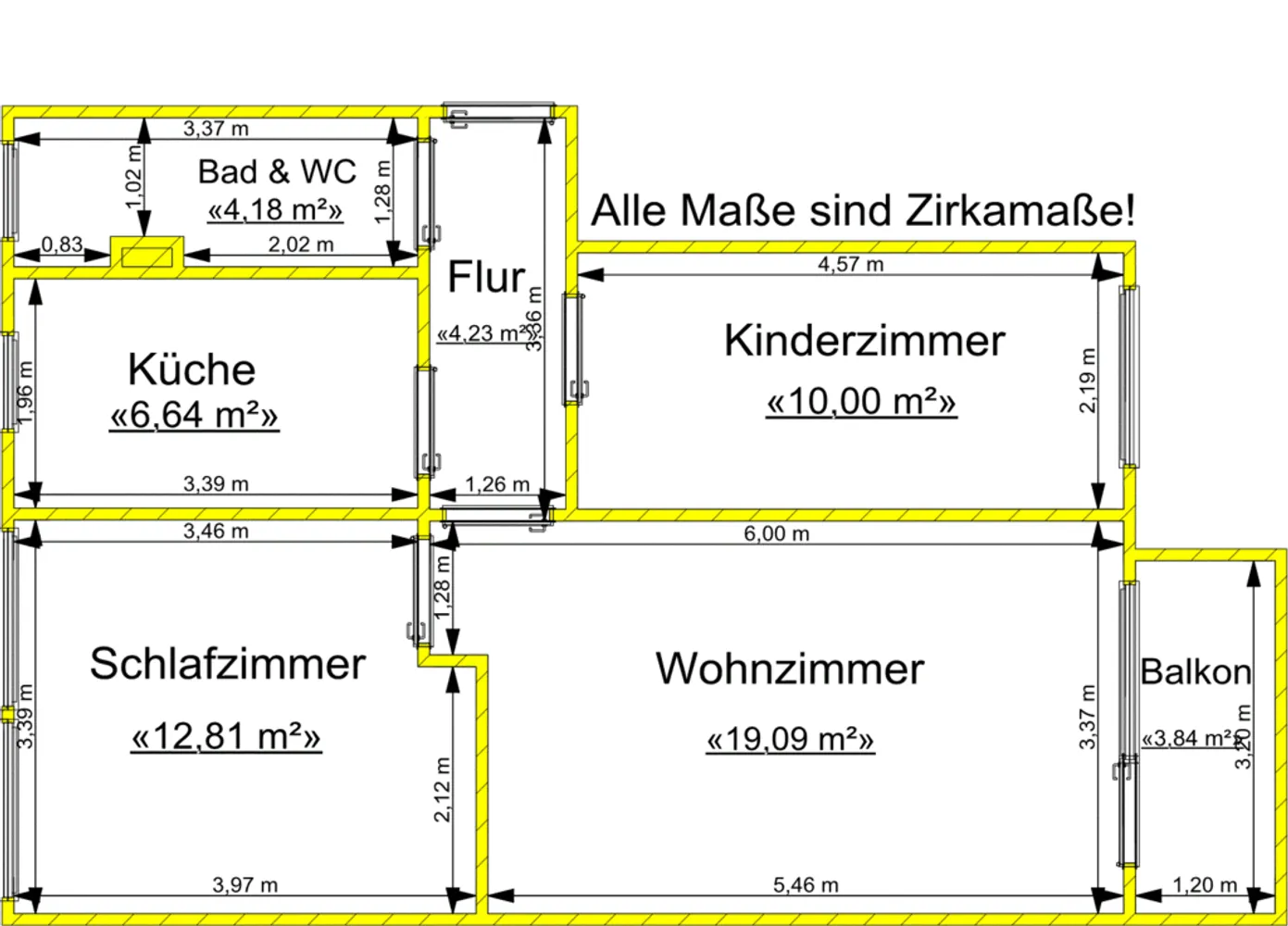 3 room apartment with 58 m² in Gera – Photo 2