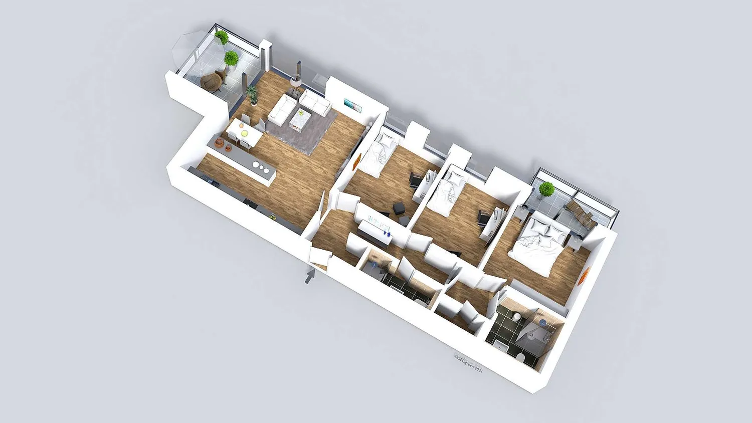 4 room apartment with 112 m² in Dortmund – Photo 4
