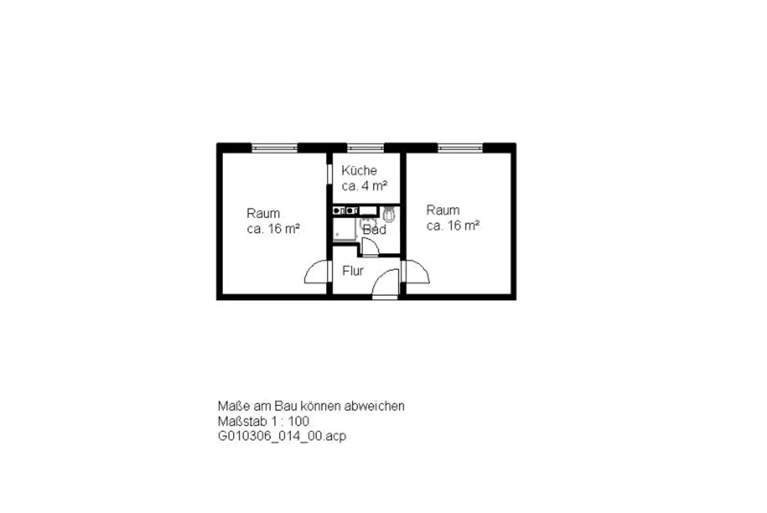 2 Zimmer Wohnung mit 41 m² in Halle (Saale) – Bild 4