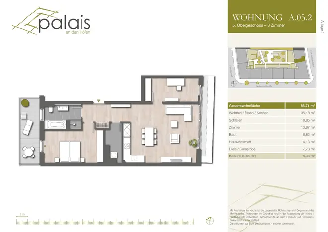 3 Zimmer Wohnung mit 87 m² in Frankfurt am Main – Bild 8