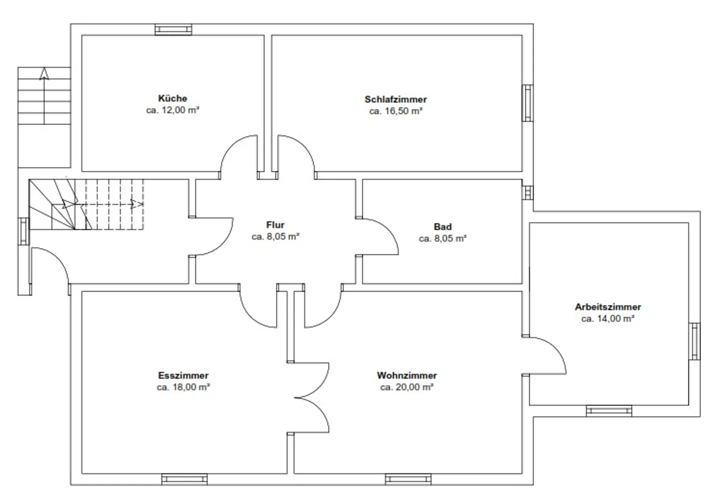 4 Zimmer Wohnung mit 97 m² in Halle (Saale) – Bild 3