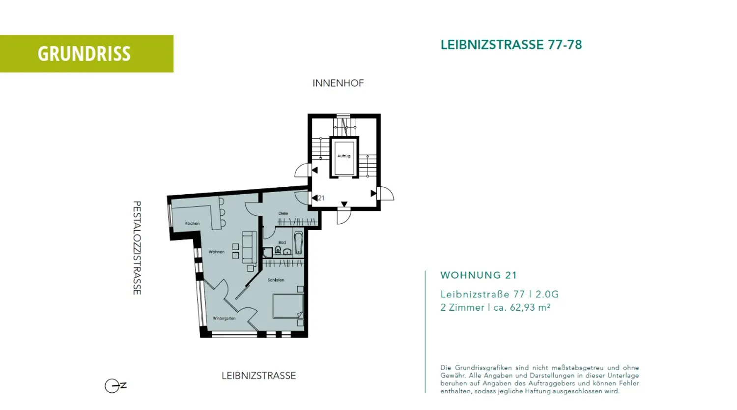 2 room apartment with 63 m² in Berlin – Photo 8